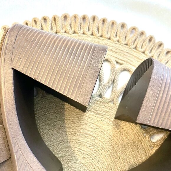 Steve Madden Fraim Brown Suede Heeled Closed Toe Loafer Size 9.5 - Picture 5 of 12